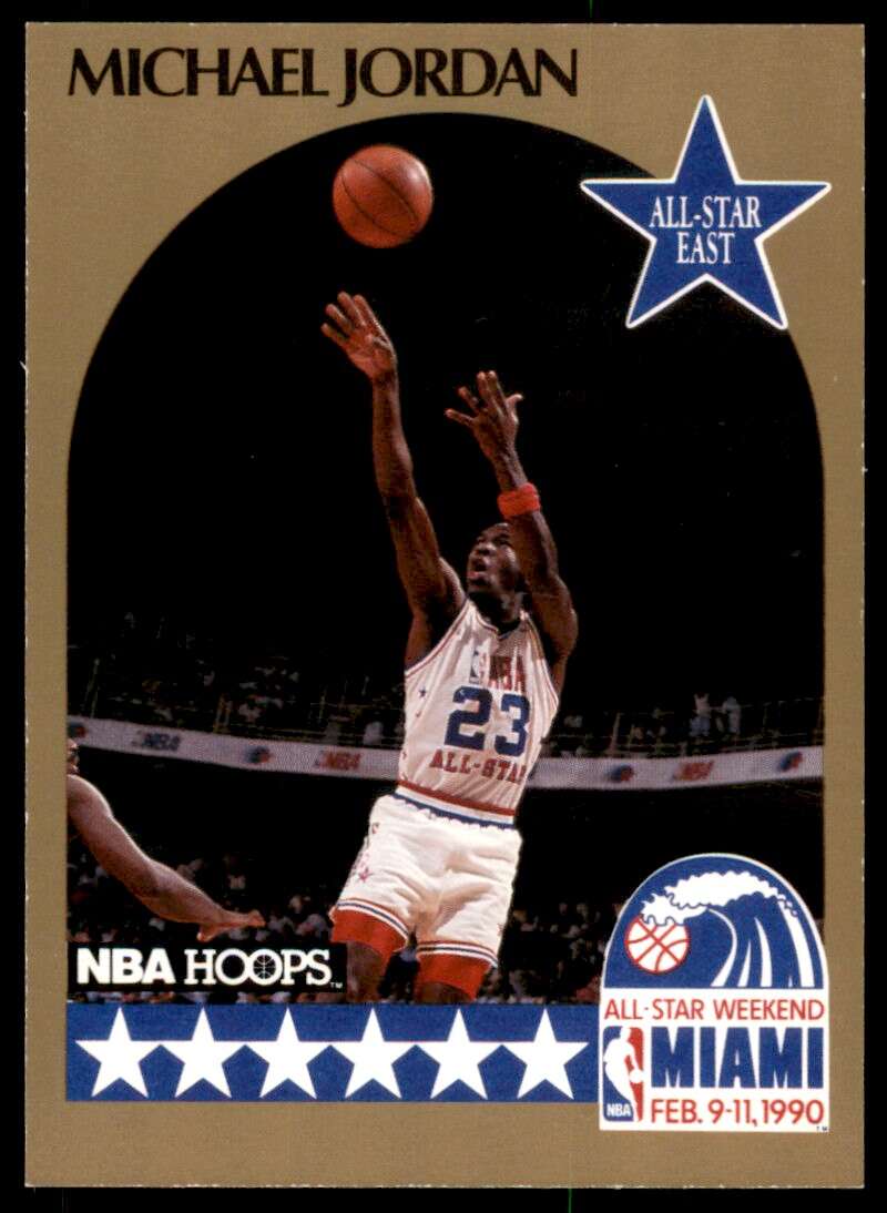 Michael Jordan Card 1990-91 Hoops #5 Image 1