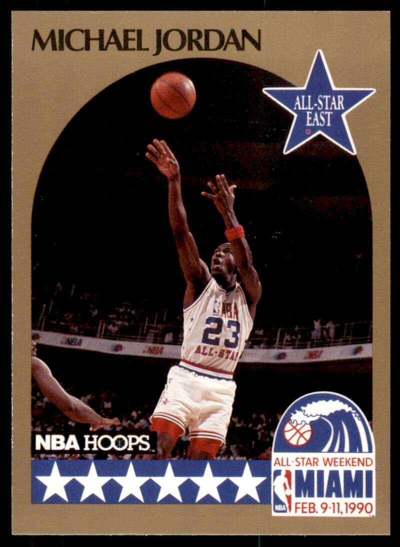 Michael Jordan Card 1990-91 Hoops #5 Image 1