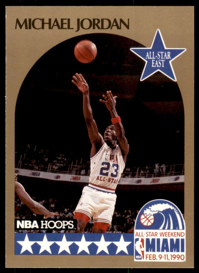 Michael Jordan Card 1990-91 Hoops #5 Image 1