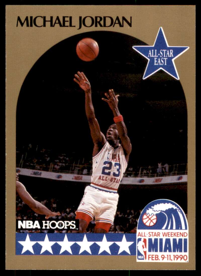 Michael Jordan Card 1990-91 Hoops #5 Image 1