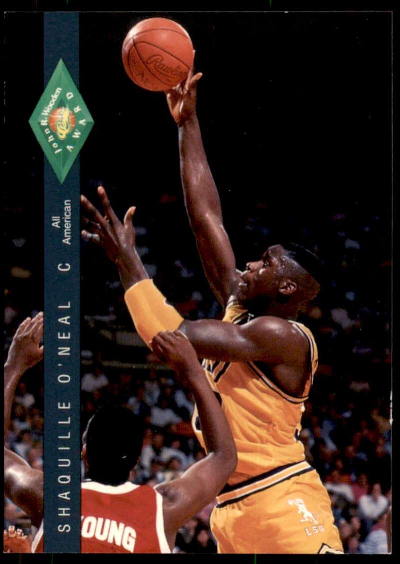 Shaquille O'neal Rookie Card 1992 Classic Four Sport #318 Image 1