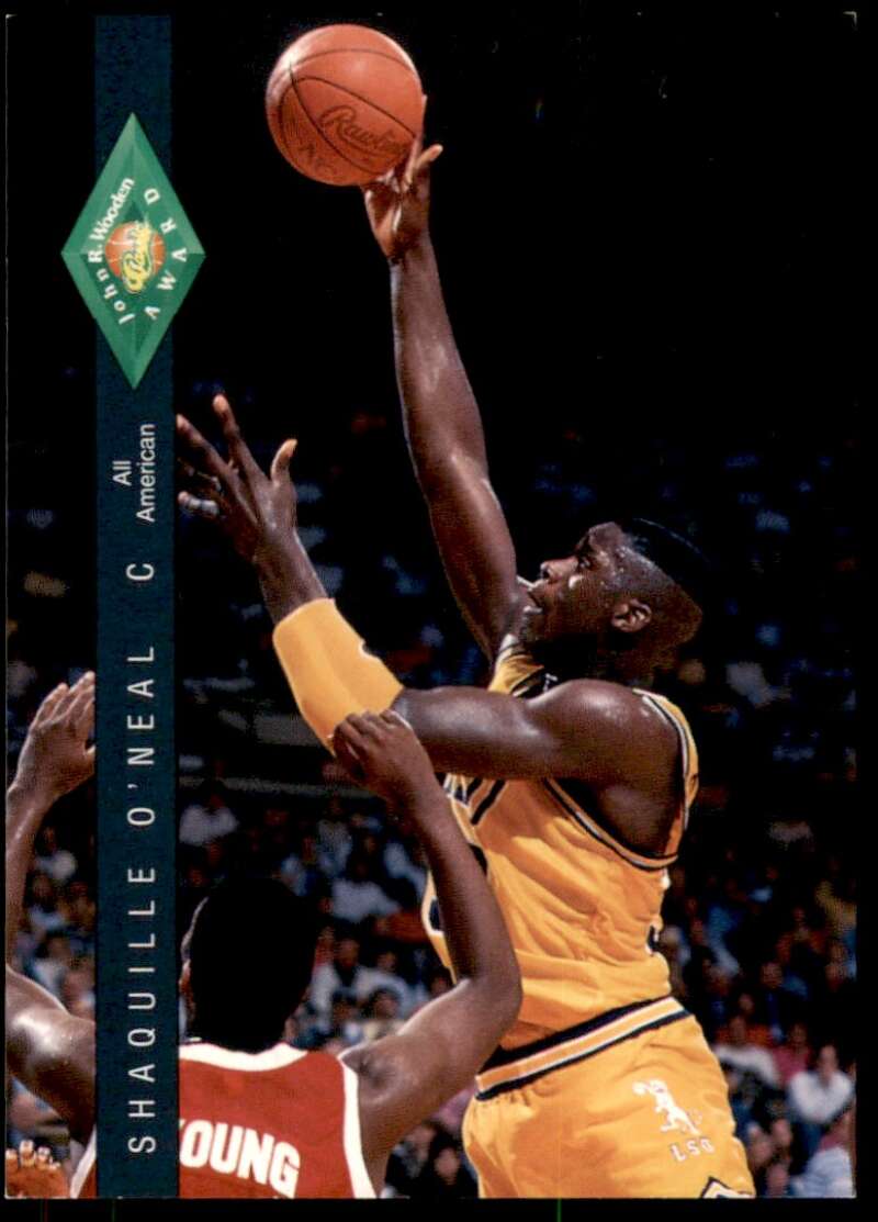 Shaquille O'neal Rookie Card 1992 Classic Four Sport #318 Image 1