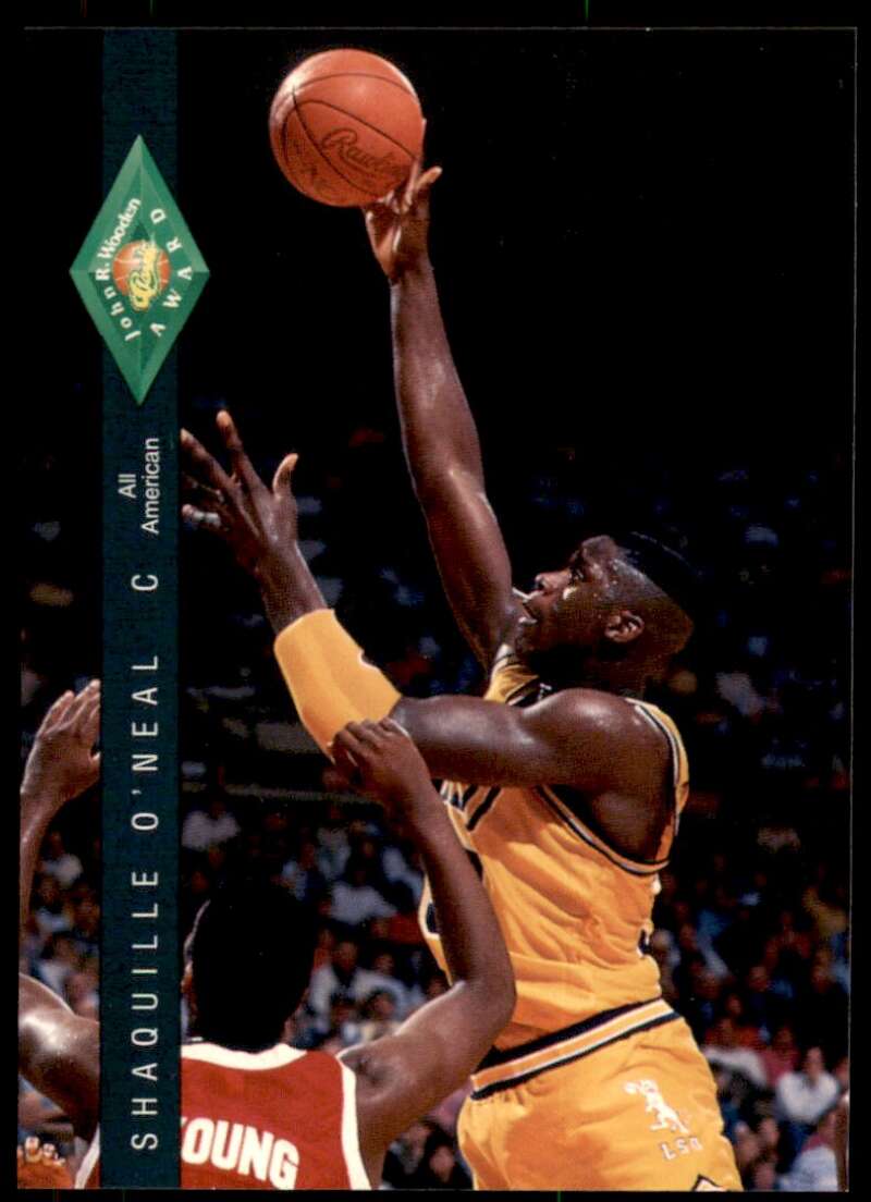 Shaquille O'neal Rookie Card 1992 Classic Four Sport #318 Image 1