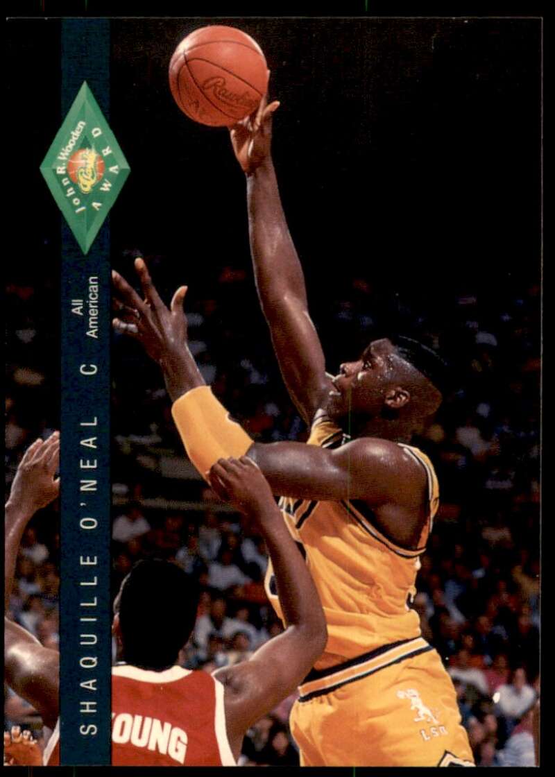 Shaquille O'neal Rookie Card 1992 Classic Four Sport #318 Image 1