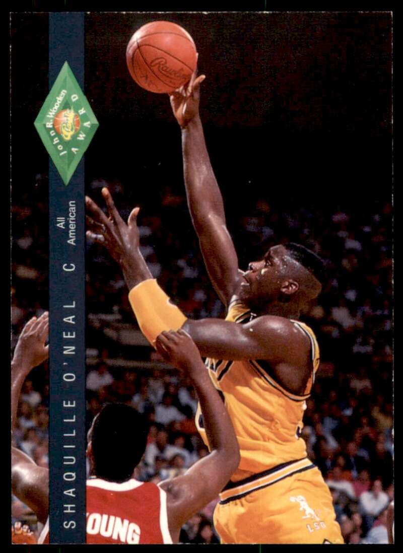 Shaquille O'neal Rookie Card 1992 Classic Four Sport #318 Image 1