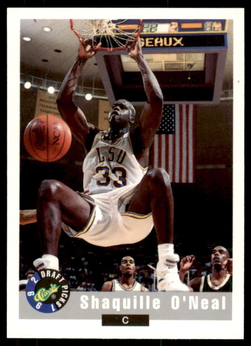 Shaquille O'neal Rookie Card 1992 Classic #1 Image 1