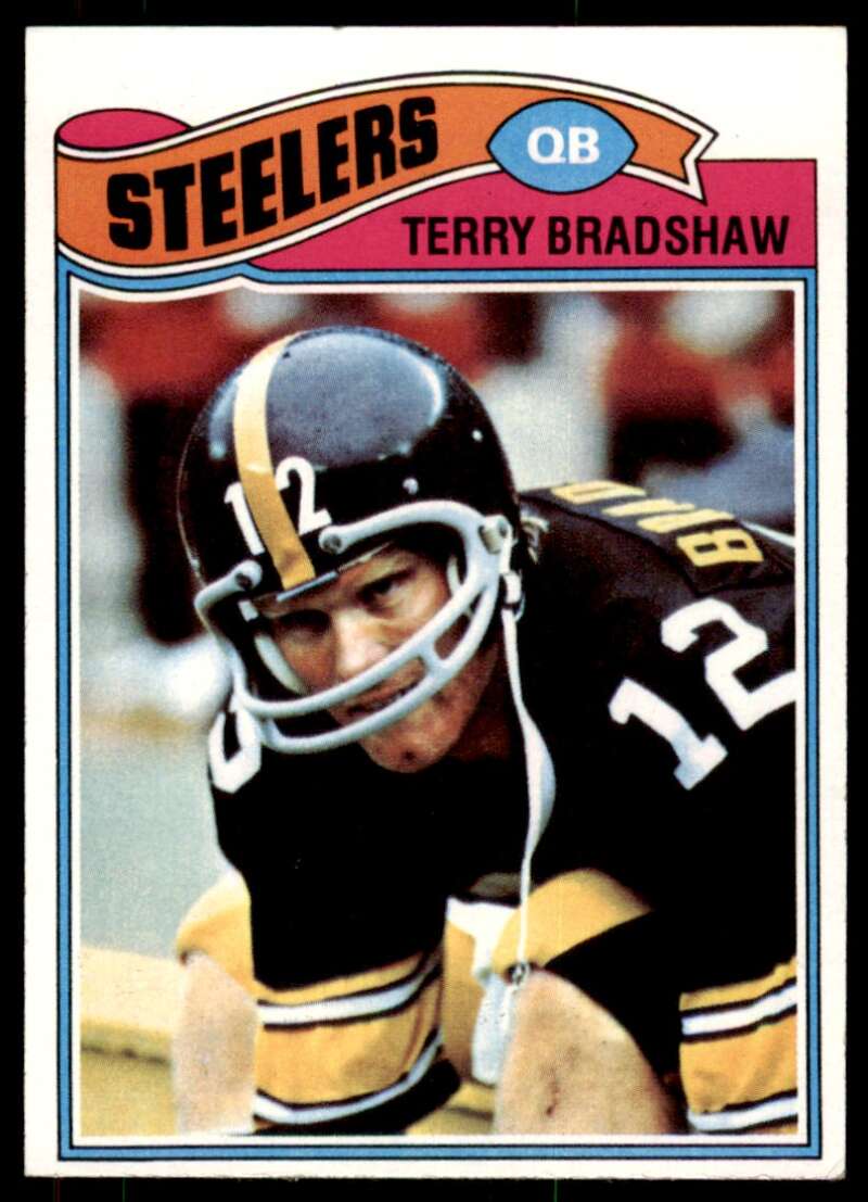 Terry Bradshaw Card 1977 Topps #245 Image 1