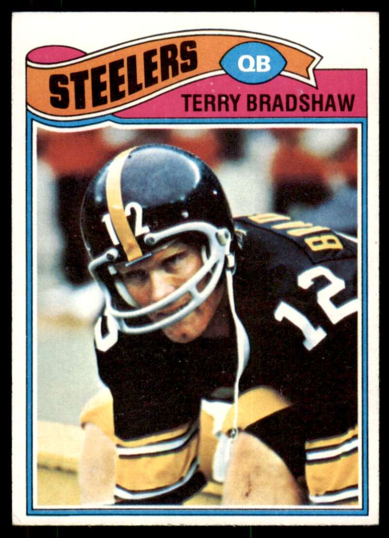 Terry Bradshaw Card 1977 Topps #245 Image 1