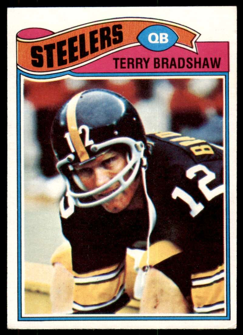 Terry Bradshaw Card 1977 Topps #245 Image 1