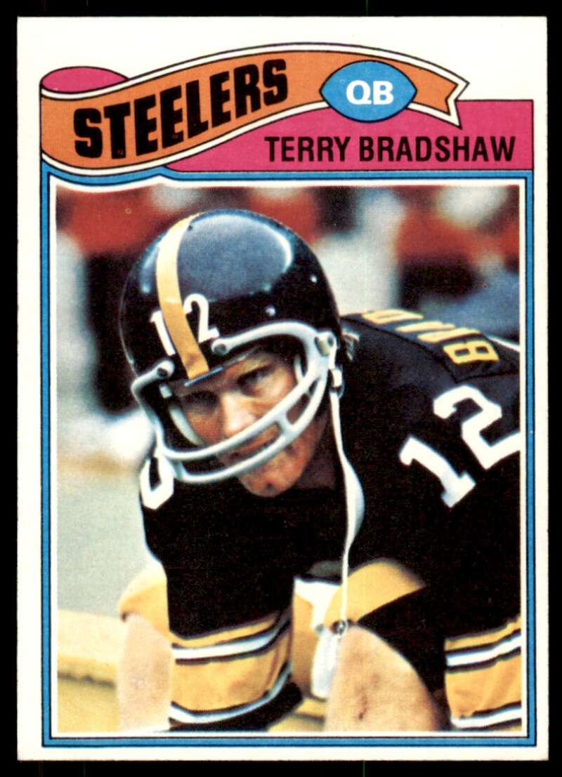 Terry Bradshaw Card 1977 Topps #245 Image 1