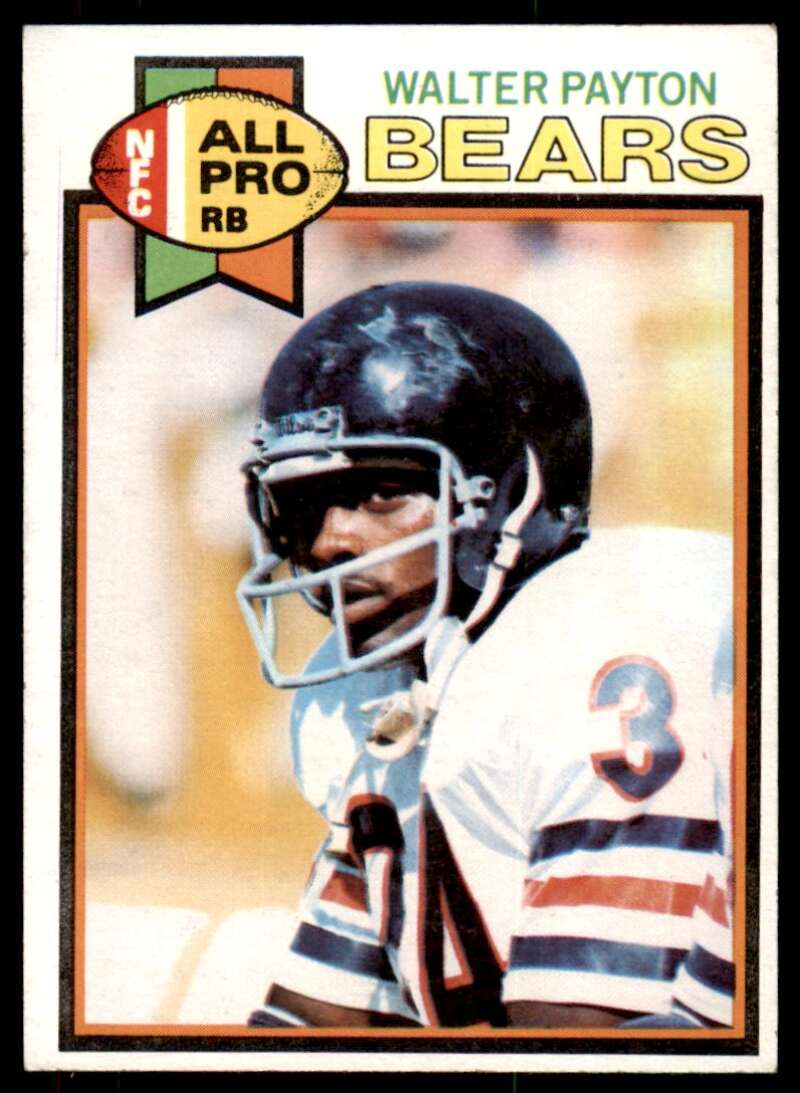Walter Payton Card 1979 Topps Cream Colored #480 Image 1