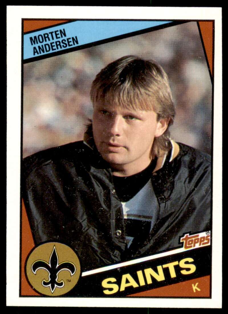 Morten Andersen Rookie Card 1984 Topps #300 Image 1