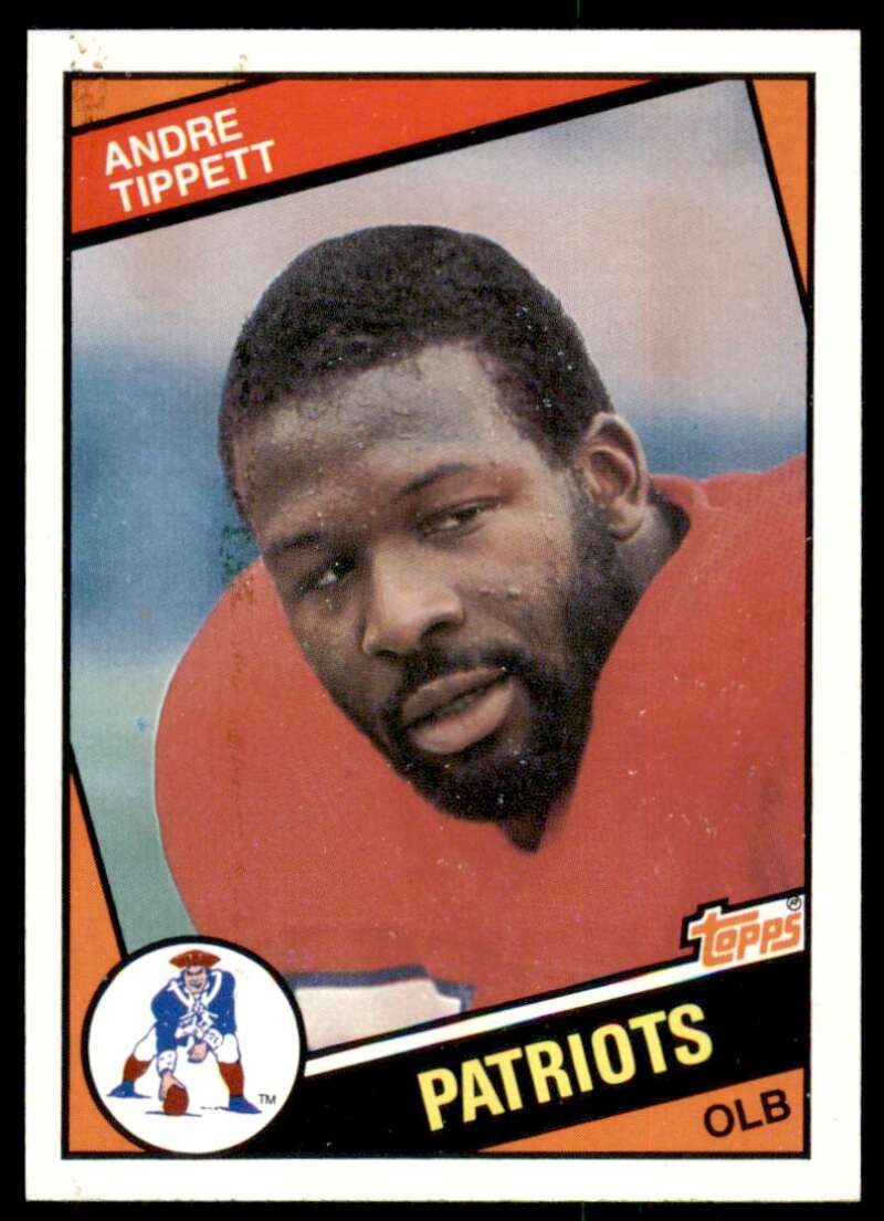 Andre Tippett Rookie Card 1984 Topps #143 Image 1