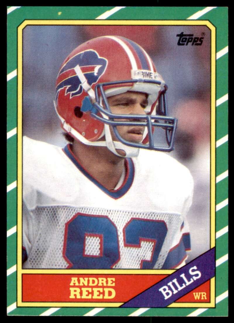 Andre Reed Rookie Card 1986 Topps #388 Image 1