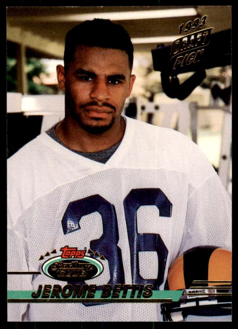 Jerome Bettis Rookie Card 1993 Stadium Club #108 Image 1