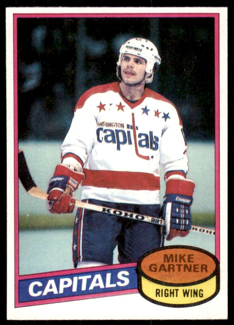 Mike Gartner Rookie Card 1980-81 Topps #195 Image 1