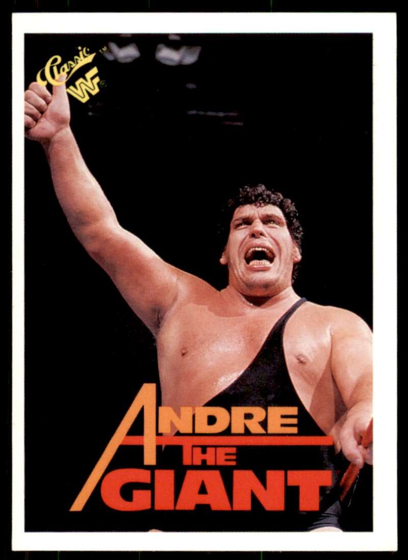 Andre the Giant Card 1990 Classic WWF #10 Image 1