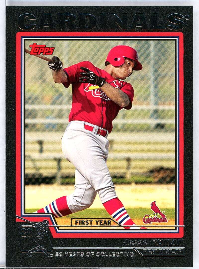 Jesse Roman FY Card 2004 Topps Black #307 Image 1