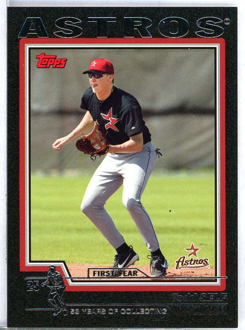 Todd Self FY Card 2004 Topps Black #322 Image 1