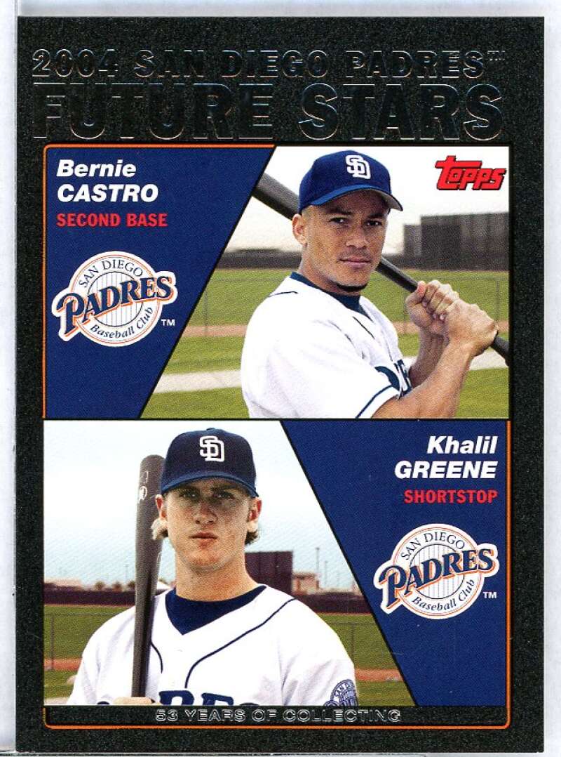 B.Castro/K.Greene FS Card 2004 Topps Black #327 Image 1