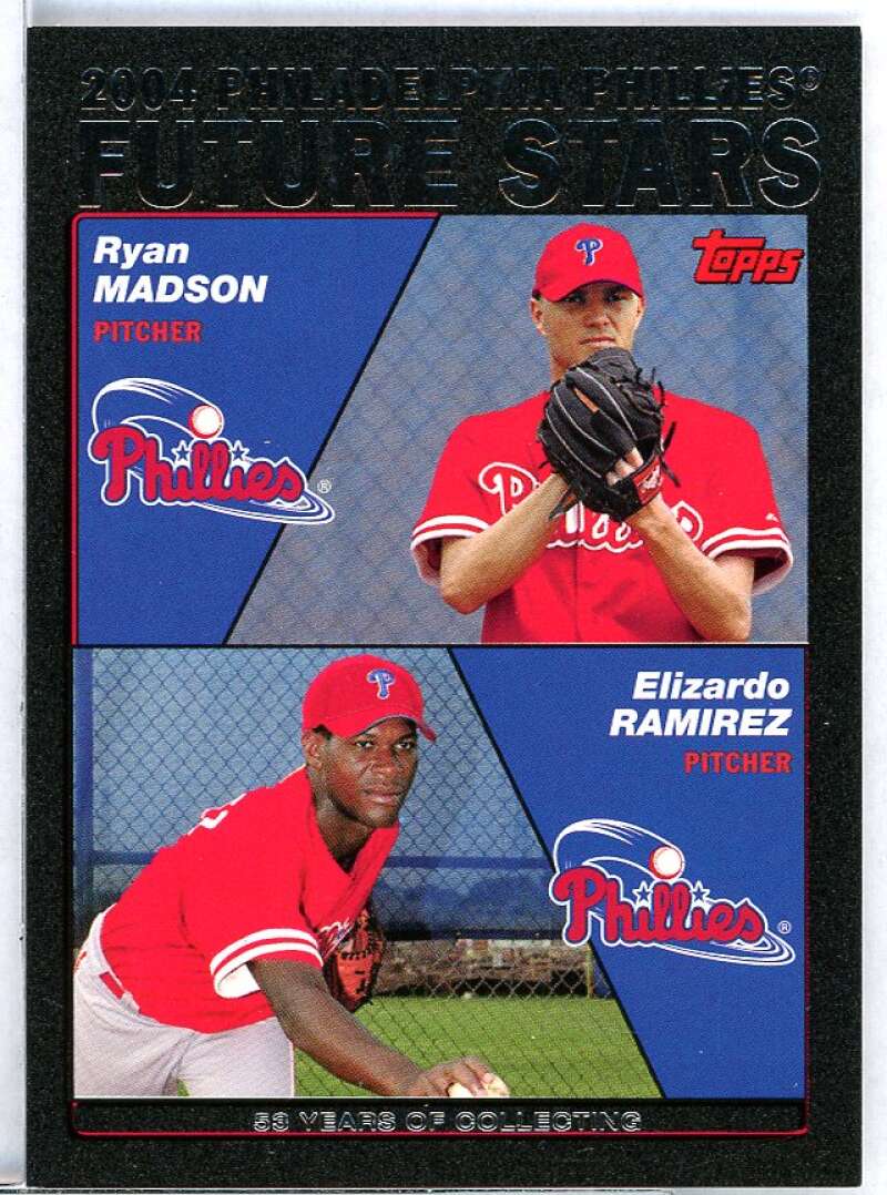 R.Madson/E.Ramirez FS Card 2004 Topps Black #328 Image 1