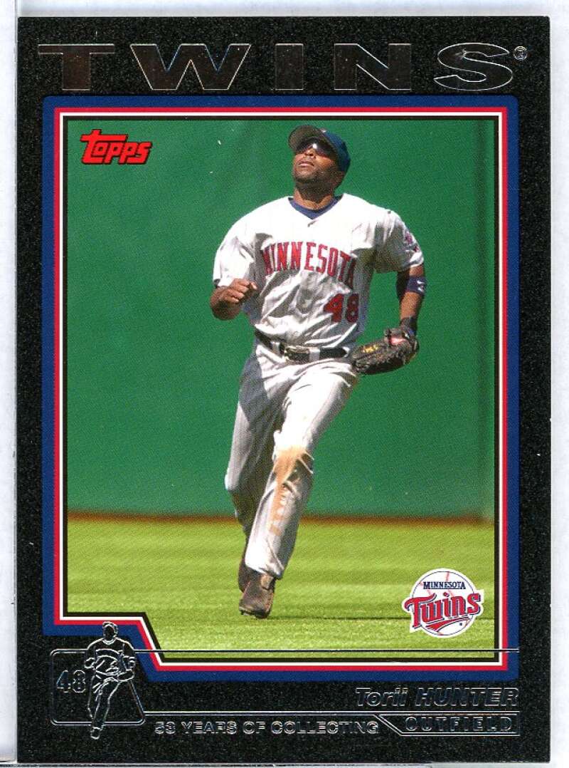 Torii Hunter Card 2004 Topps Black #372 Image 1