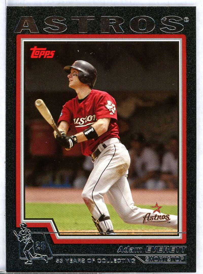 Adam Everett Card 2004 Topps Black #374 Image 1