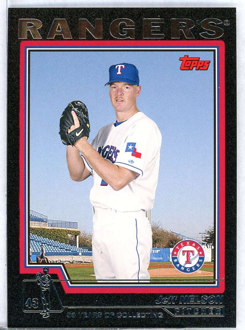 Jeff Nelson Card 2004 Topps Black #382 Image 1