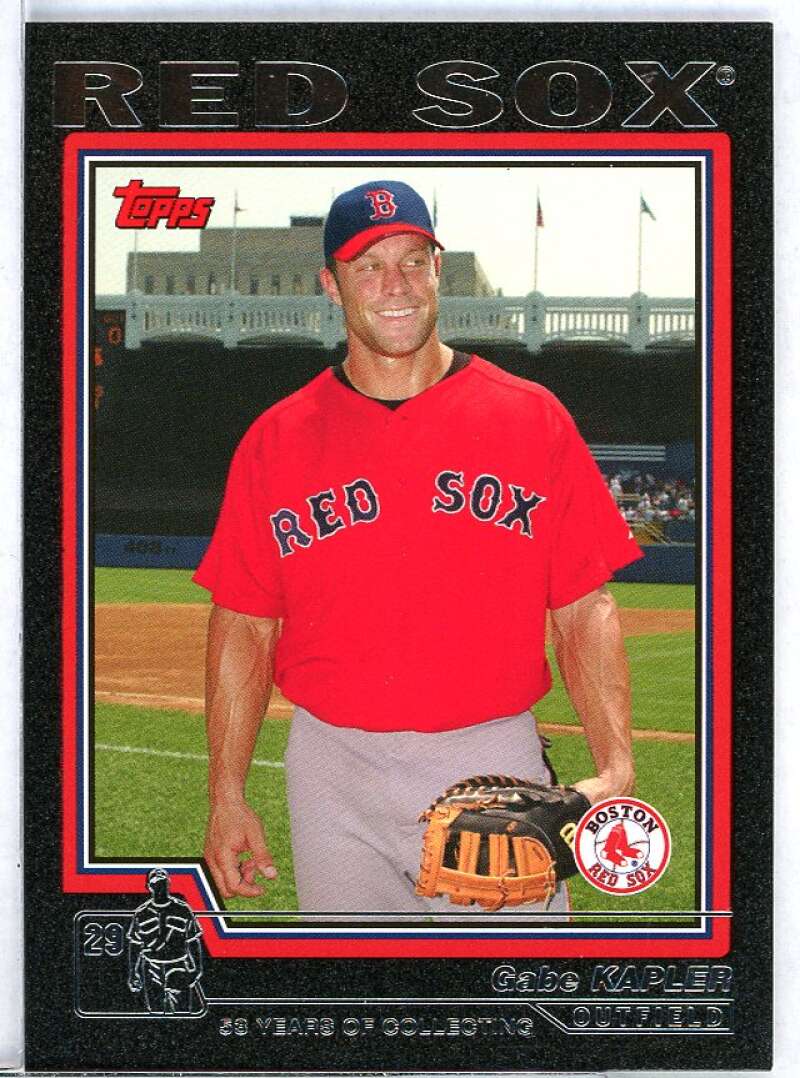 Gabe Kapler Card 2004 Topps Black #399 Image 1