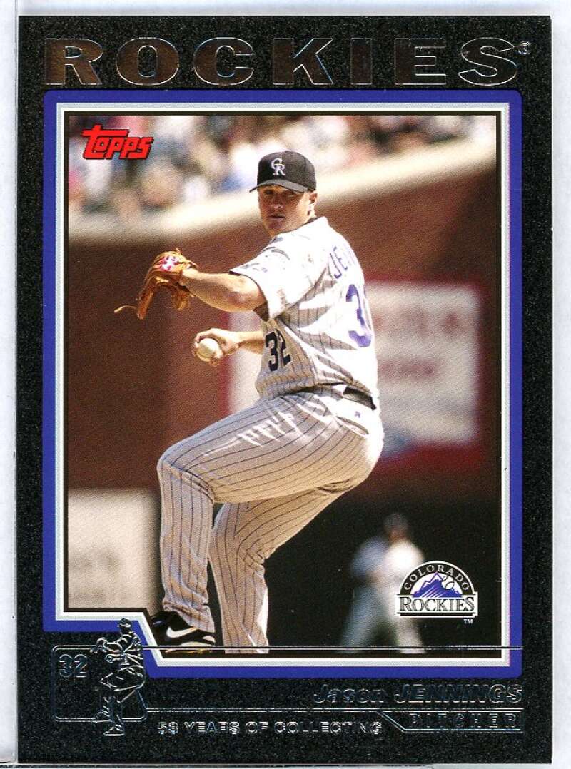 Jason Jennings Card 2004 Topps Black #413 Image 1