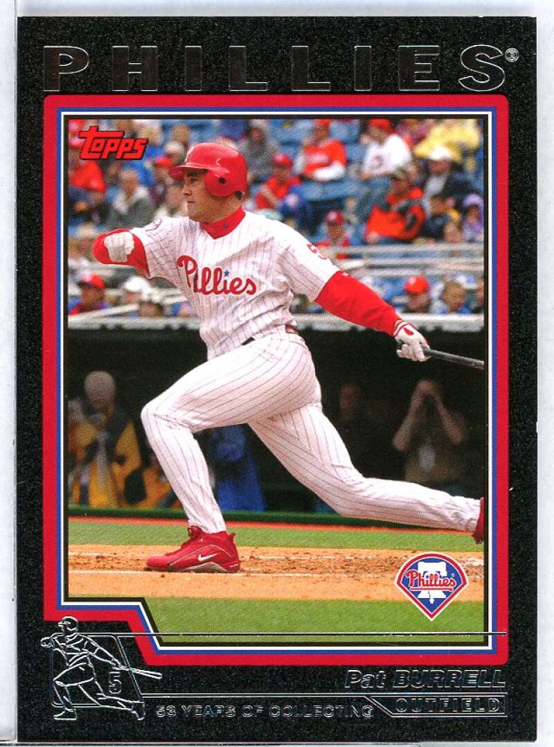 Pat Burrell Card 2004 Topps Black #420 Image 1