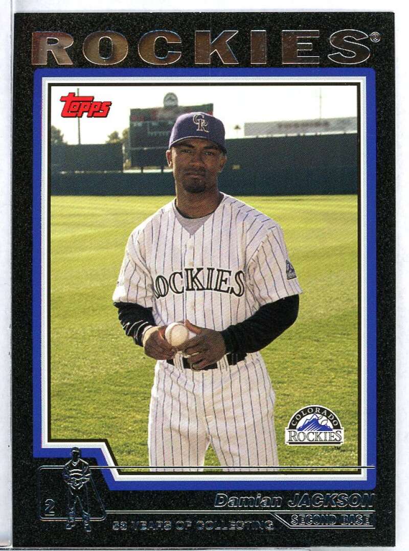 Damian Jackson Card 2004 Topps Black #433 Image 1