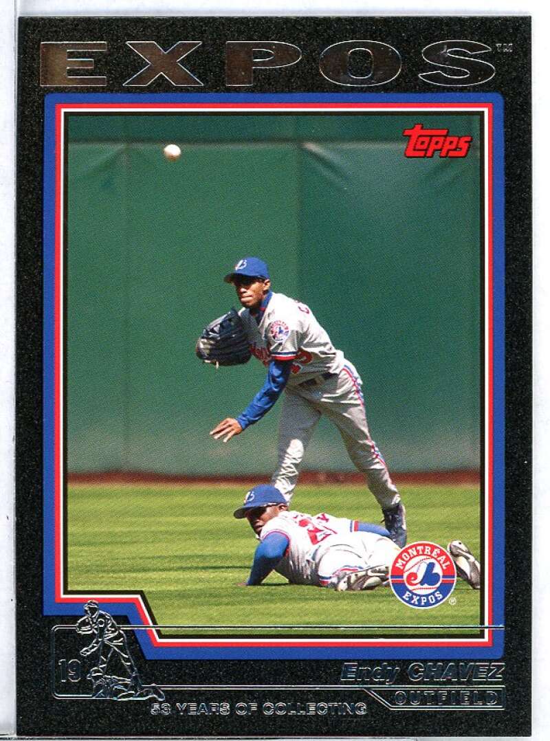 Endy Chavez Card 2004 Topps Black #442 Image 1