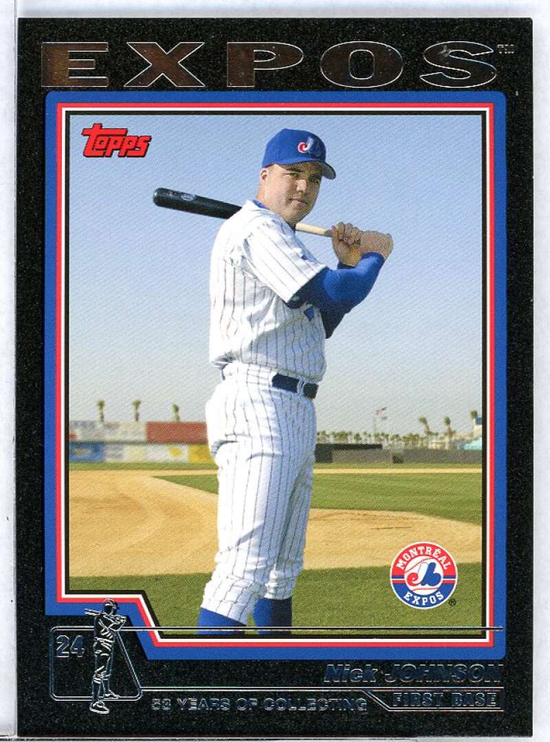 Nick Johnson Card 2004 Topps Black #443 Image 1