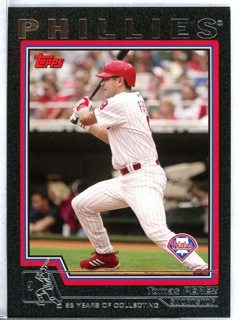 Tomas Perez Card 2004 Topps Black #445 Image 1