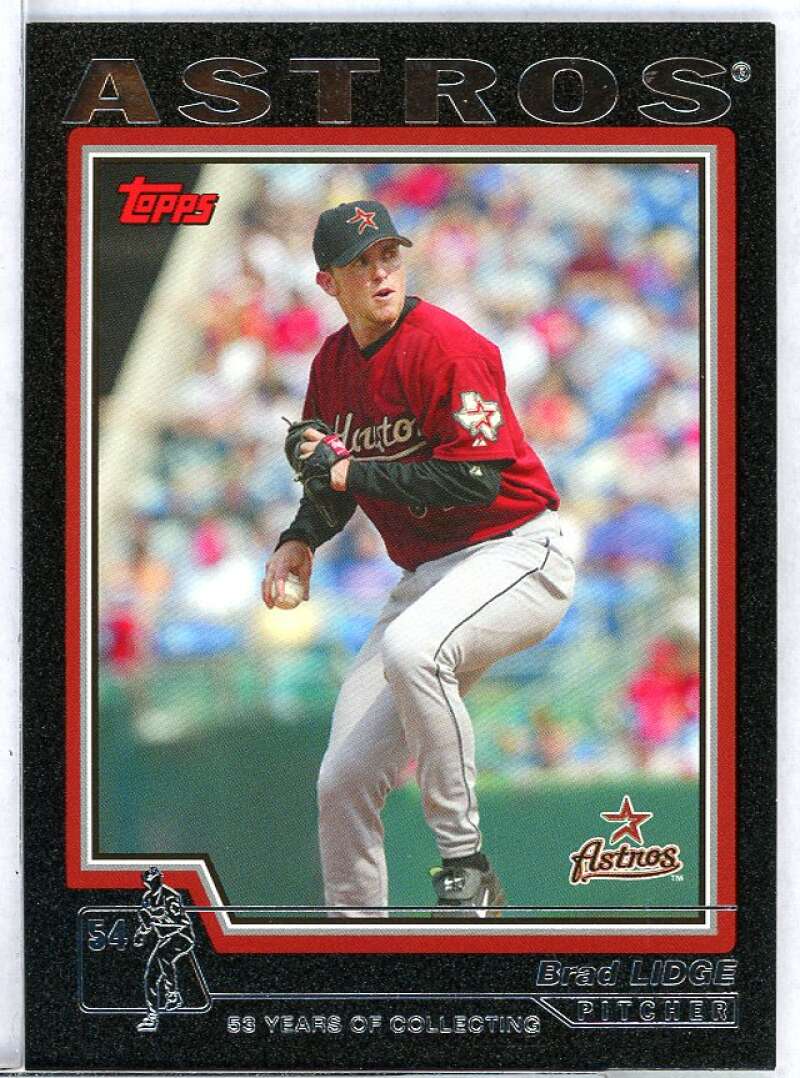 Brad Lidge Card 2004 Topps Black #461 Image 1