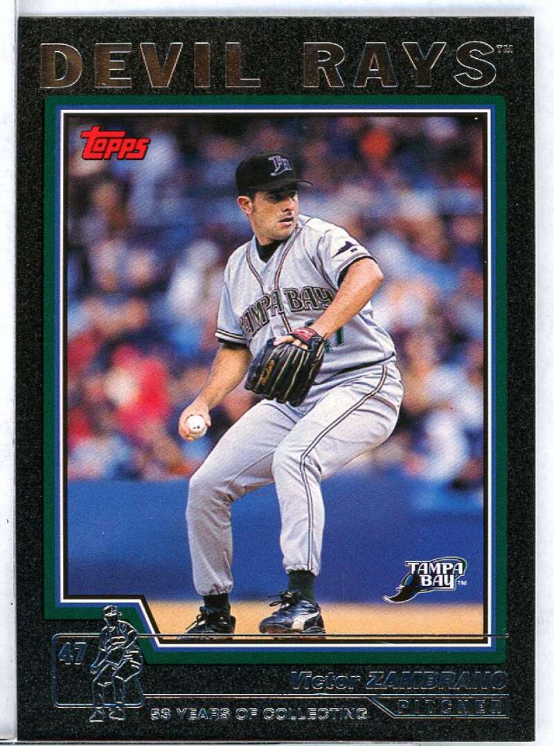 Victor Zambrano Card 2004 Topps Black #473 Image 1