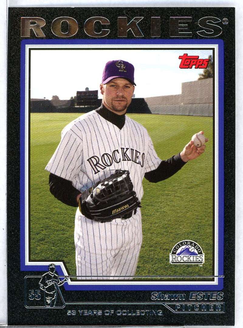 Shawn Estes Card 2004 Topps Black #481 Image 1