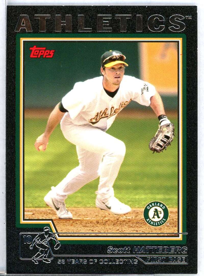 Scott Hatteberg Card 2004 Topps Black #492 Image 1