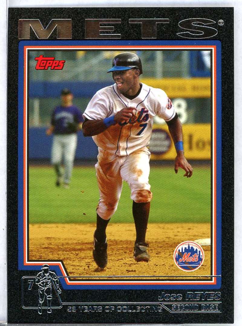 Jose Reyes Card 2004 Topps Black #520 Image 1