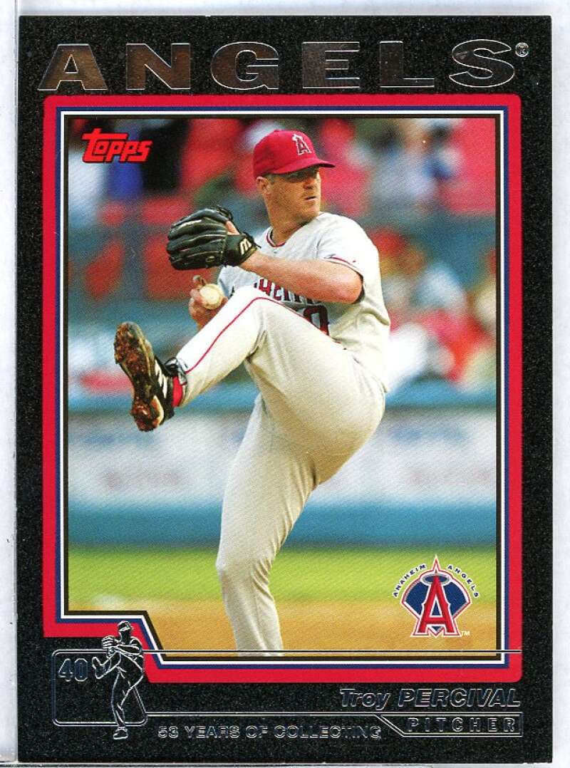 Troy Percival Card 2004 Topps Black #530 Image 1