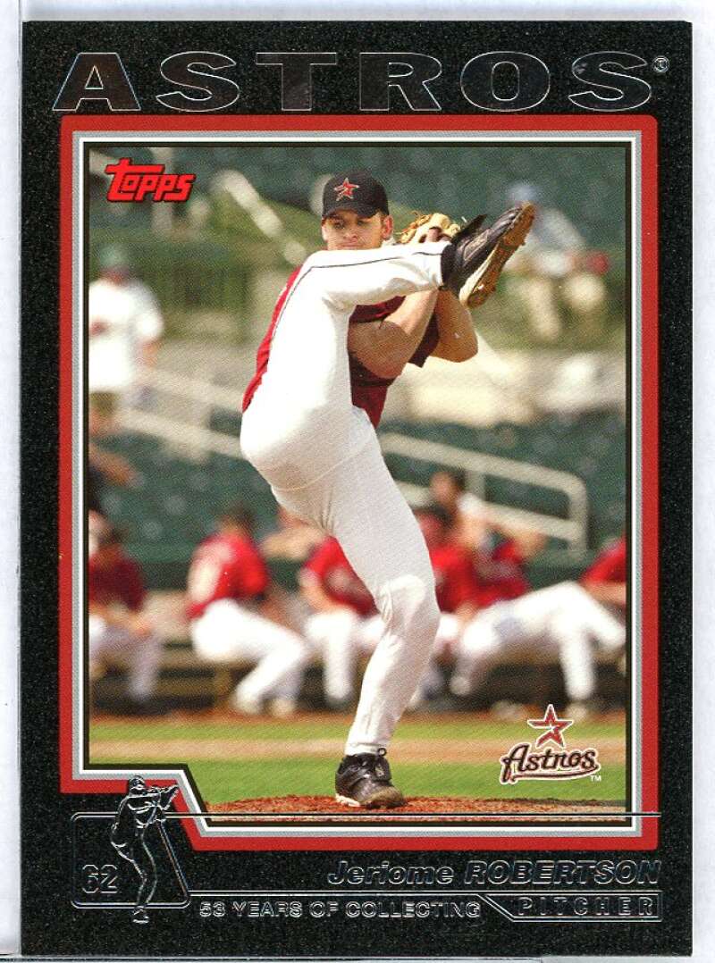 Jeriome Robertson Card 2004 Topps Black #544 Image 1