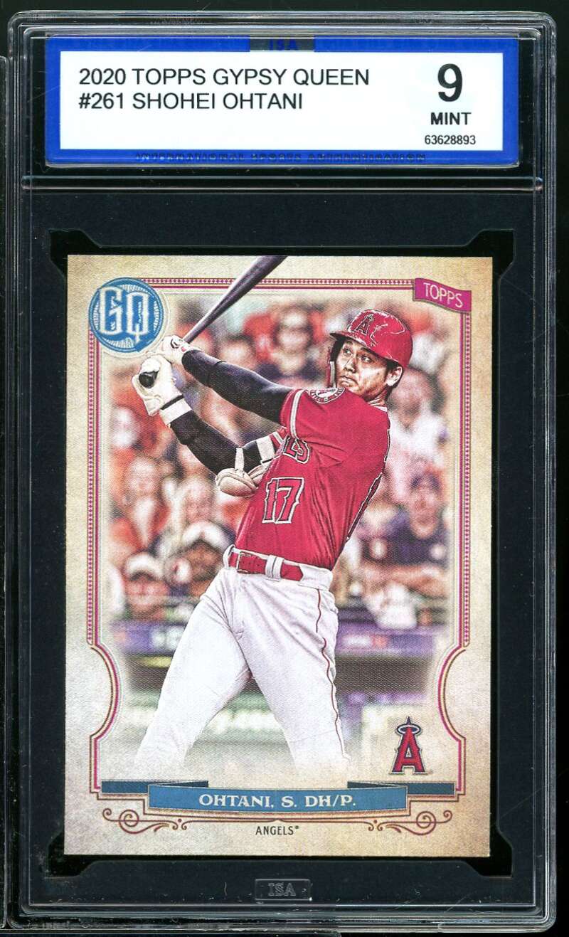 Shohei Ohtani Card 2020 Topps Gypsy Queen #261 ISA 9 MINT Image 1