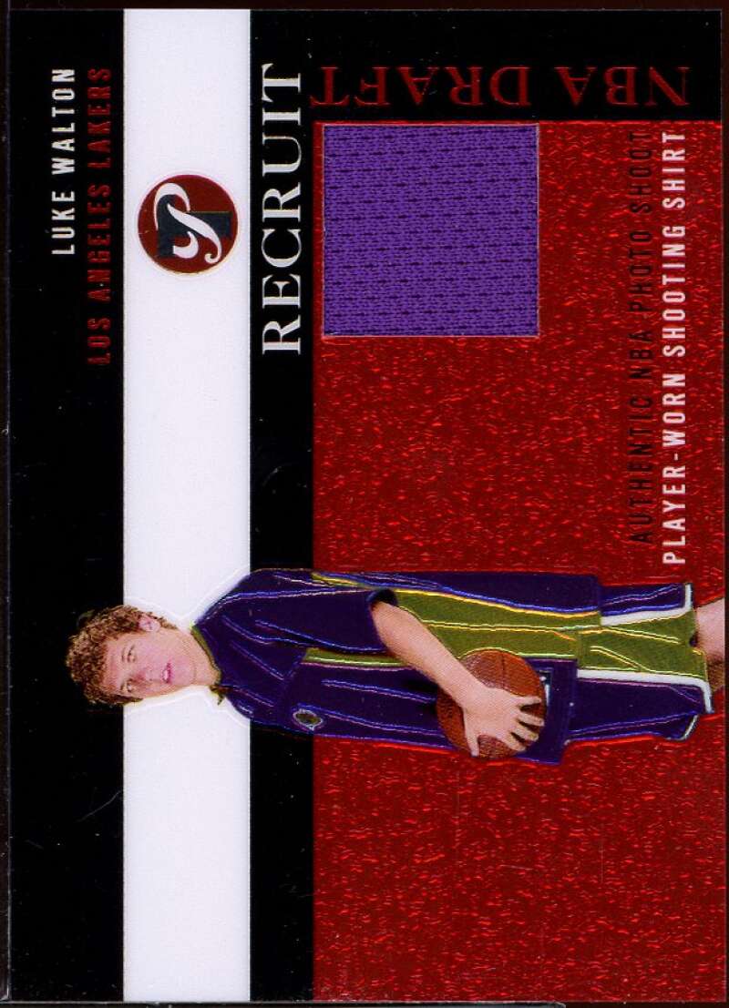 Luke Walton Rookie Card 2003-04 Topps Pristine Recruit Relics #PR-LW Image 1