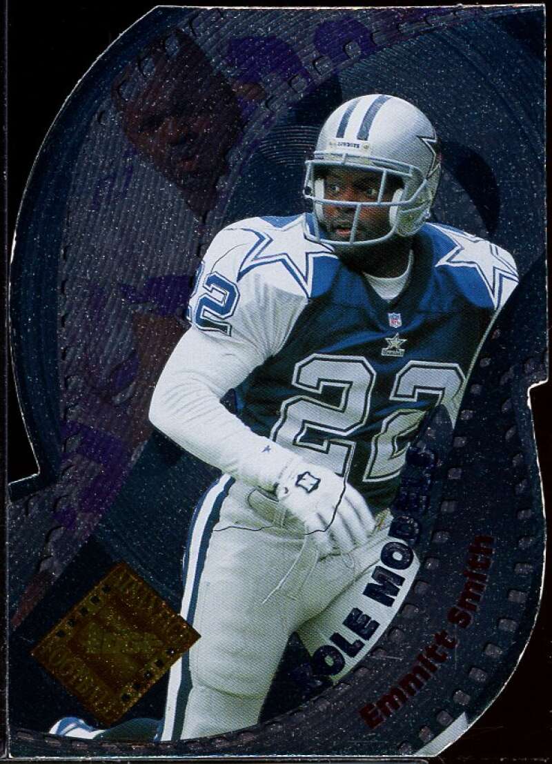 Emmitt Smith Card 1996 Collector's Edge Advantage Role Models #RM4 Image 1