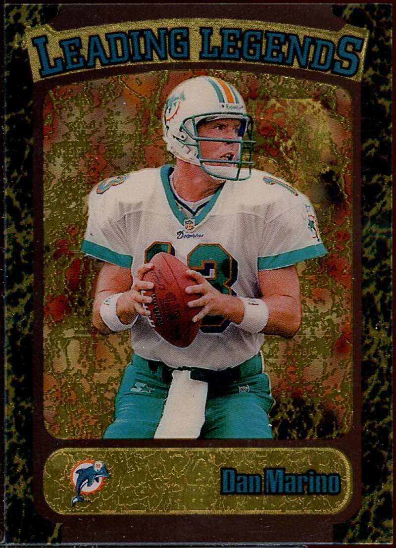 Dan Marino Card 1998 Stadium Club Leading Legends #3 Image 1