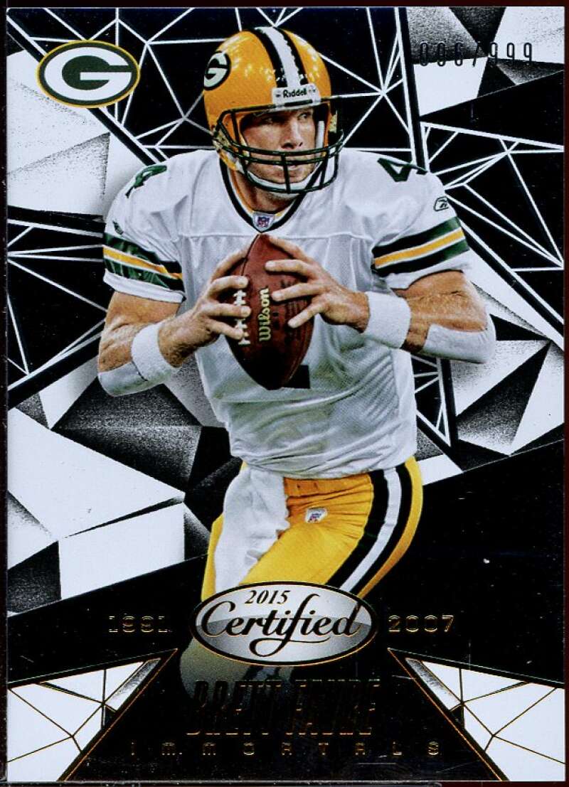 Brett Favre IMM Card 2015 Certified #120 Image 1