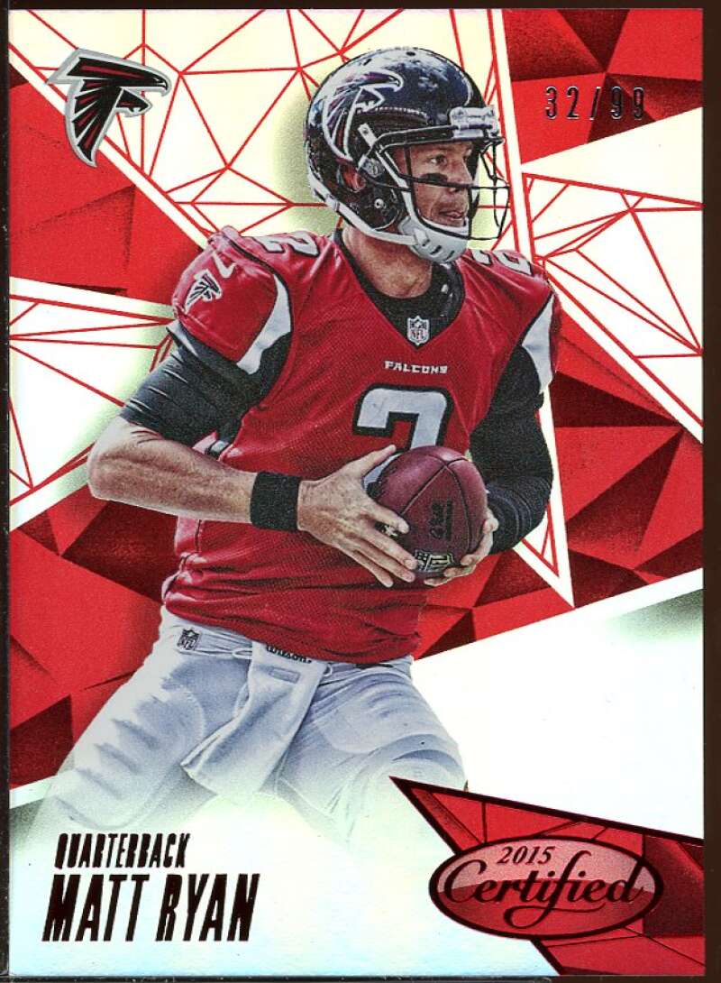 Matt Ryan Card 2015 Certified Mirror Red #54 Image 1