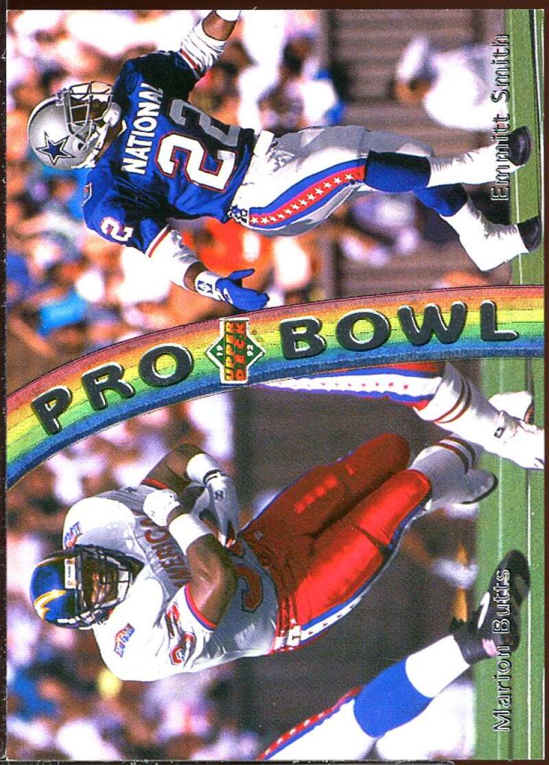 E.Smith/M.Butts Card 1992 Upper Deck Pro Bowl #PB6 Image 1