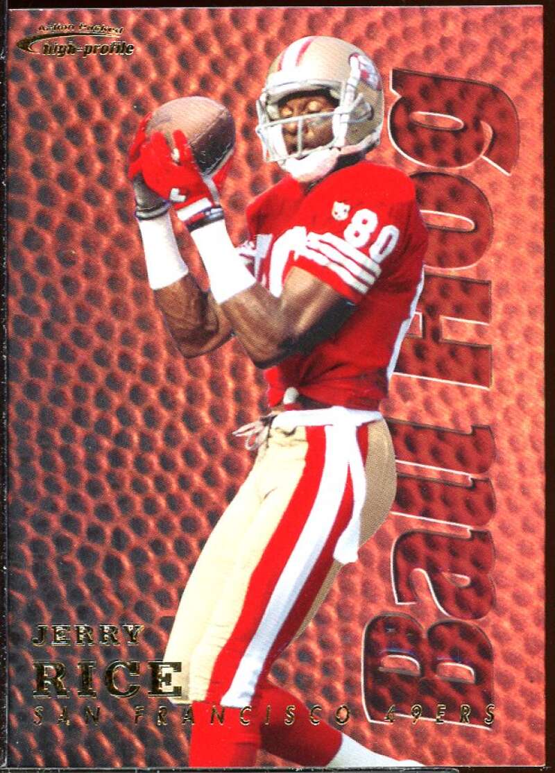 Jerry Rice Card 1996 Action Packed Ball Hog #3 Image 1